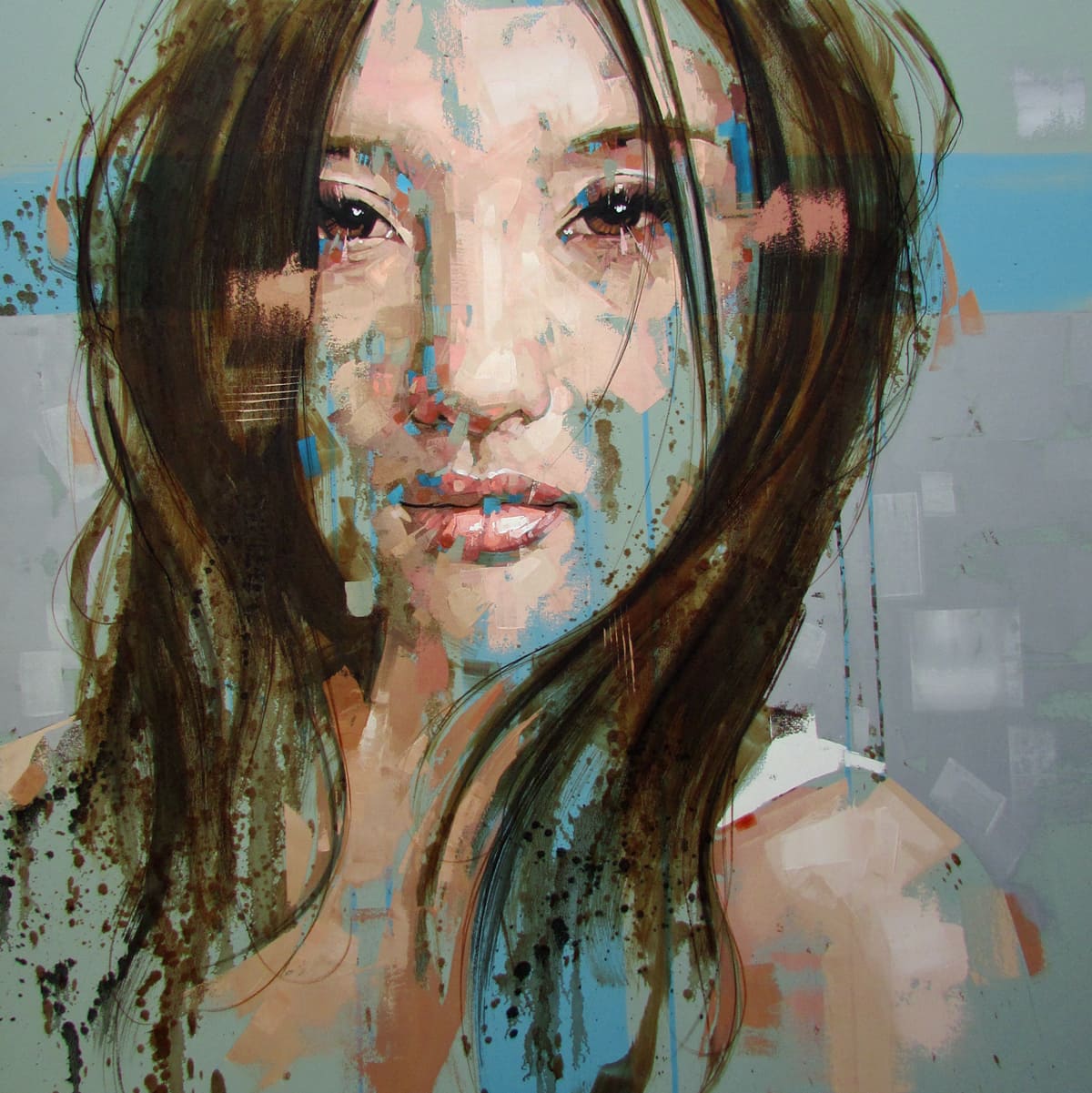 image artiste art peinture painting peintre portrait illustration pinceaux Artist Jimmy Law
