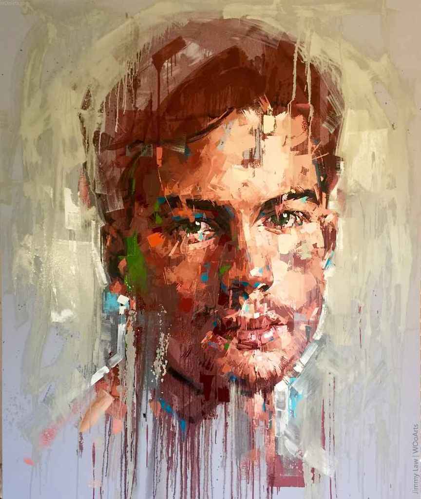 image artiste art peinture painting peintre portrait illustration pinceaux Artist Jimmy Law