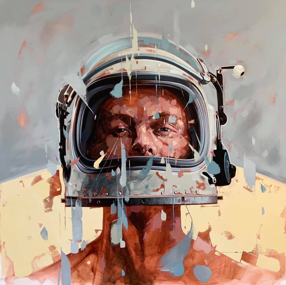 image artiste art peinture painting peintre portrait illustration pinceaux Artist Jimmy Law
