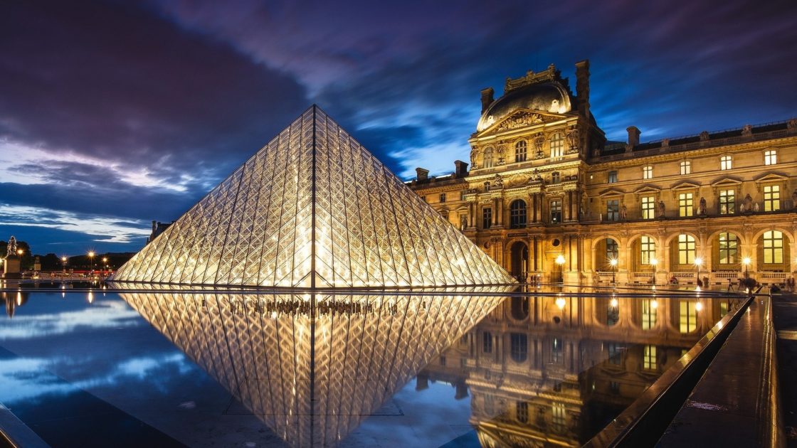 wallpaper et fond d'écran Le Louvre Paris musée monument pays France voyage travel tourisme paysage