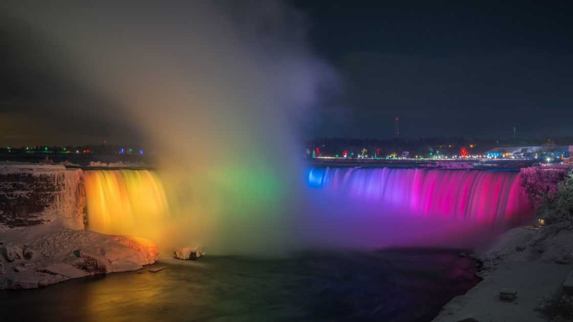 wallpaper et fond d'écran niagara chute d'eau cascade Amérique paysage nature voyage travel falls tourisme