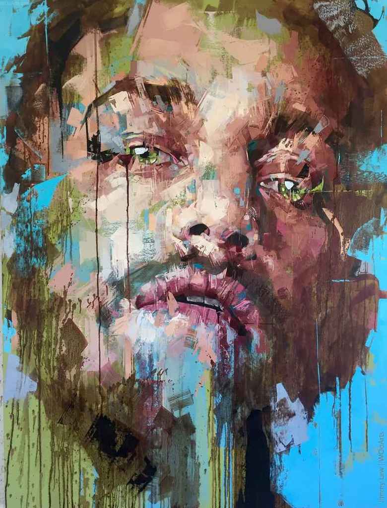 image artiste art peinture painting peintre portrait illustration pinceaux Artist Jimmy Law