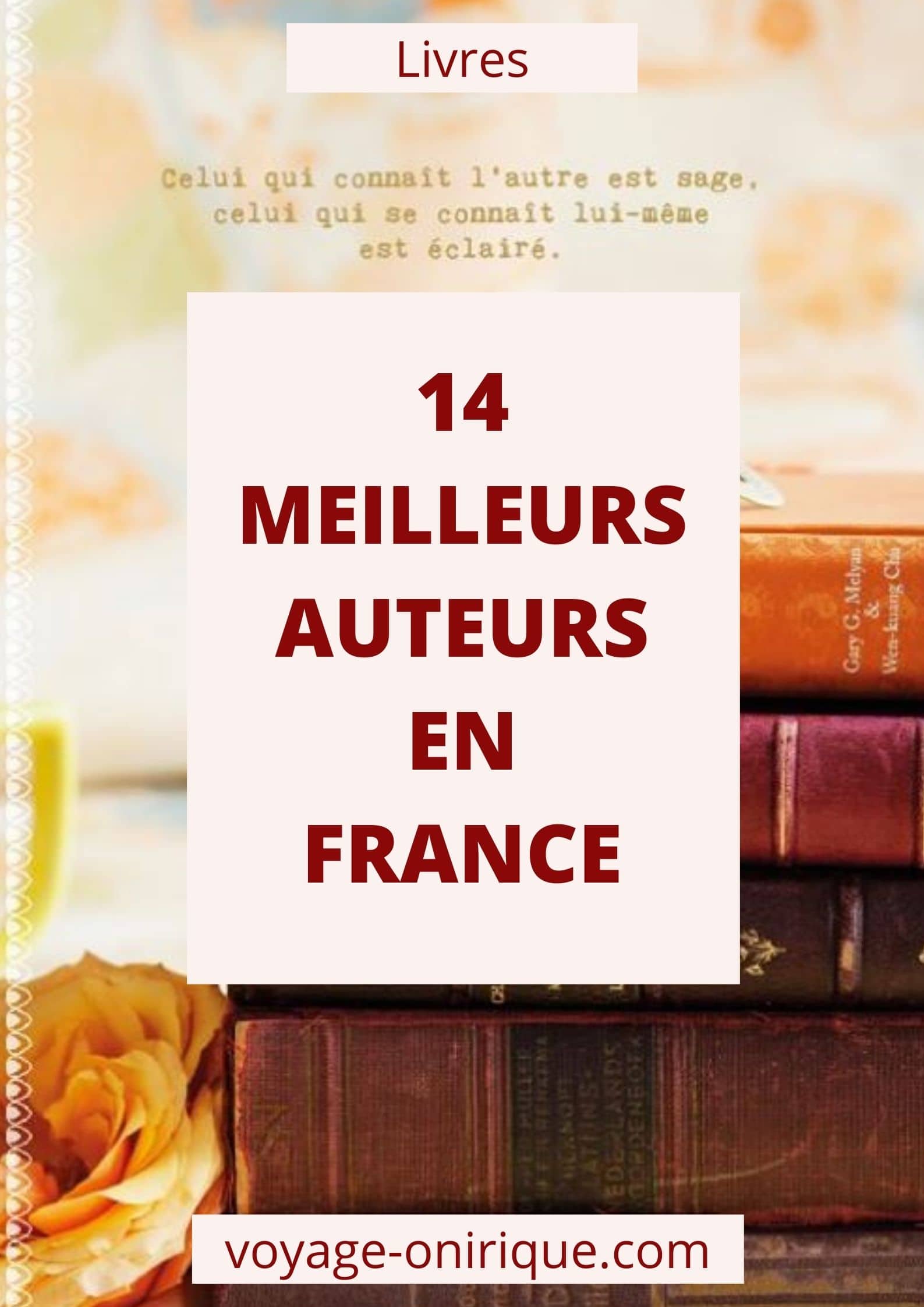 Livres - 14 meilleurs Auteurs de France