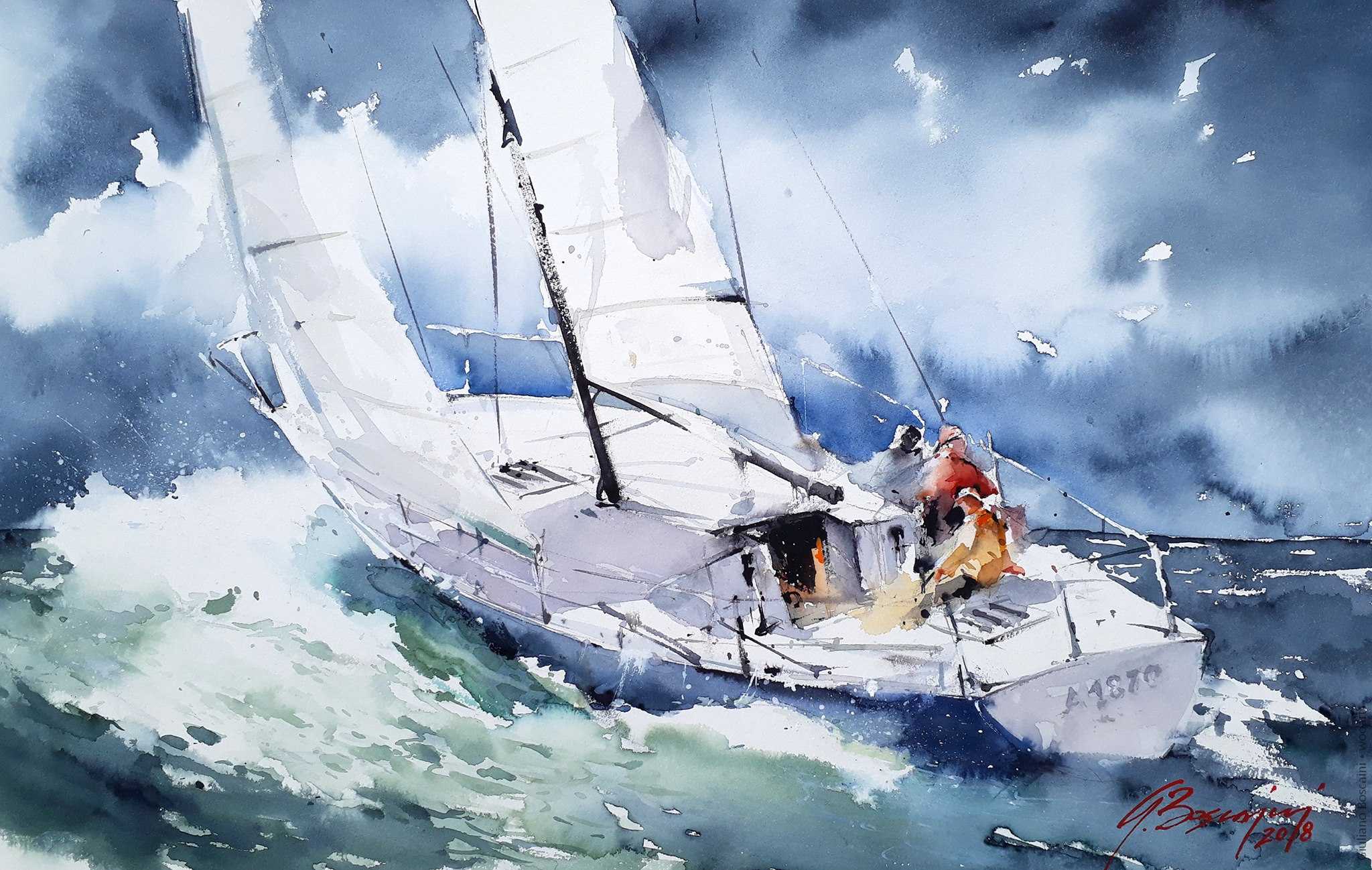 image femme peintre portrait fleurs artiste art peinture painting artist huile toile tableau paysage talent pinceaux illustration Giuliano Boscaini