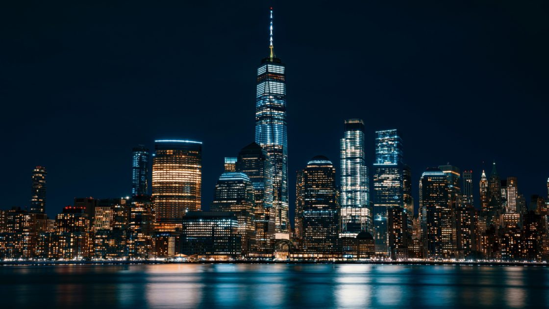 wallpaper et fond d'écran New York city ville nuit paysage building Amérique voyage travel tourisme Empire state