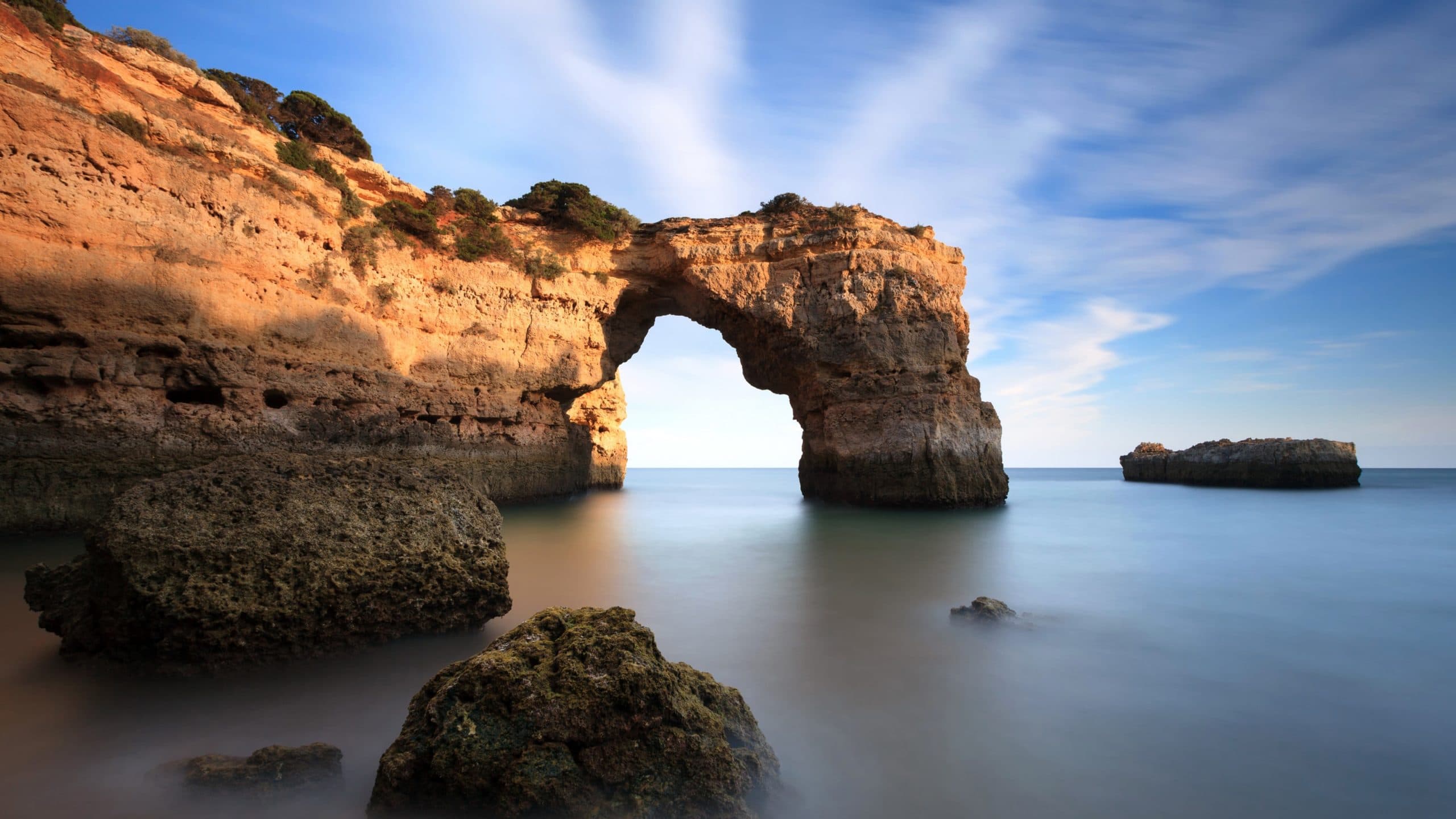 wallpaper et fond d'écran nature paysage mer rocher Portugal pays voyage travel tourisme tourist