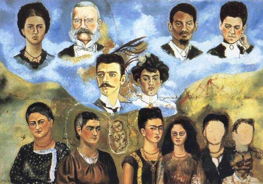 image artiste art célébrité Mexicaine artist peinture peintre portrait painting Frida Kahlo talent femme woman oeuvre tableau toile pinceau illustration
