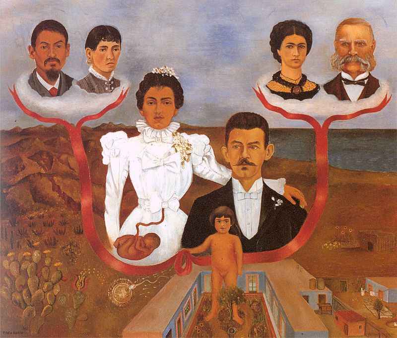 image artiste art célébrité Mexicaine artist peinture peintre portrait painting Frida Kahlo talent femme woman oeuvre tableau toile pinceau illustration