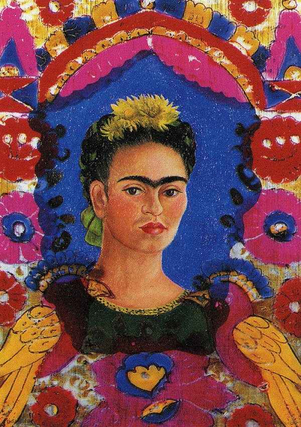 image artiste art célébrité Mexicaine artist peinture peintre portrait painting Frida Kahlo talent femme woman oeuvre tableau toile pinceau illustration
