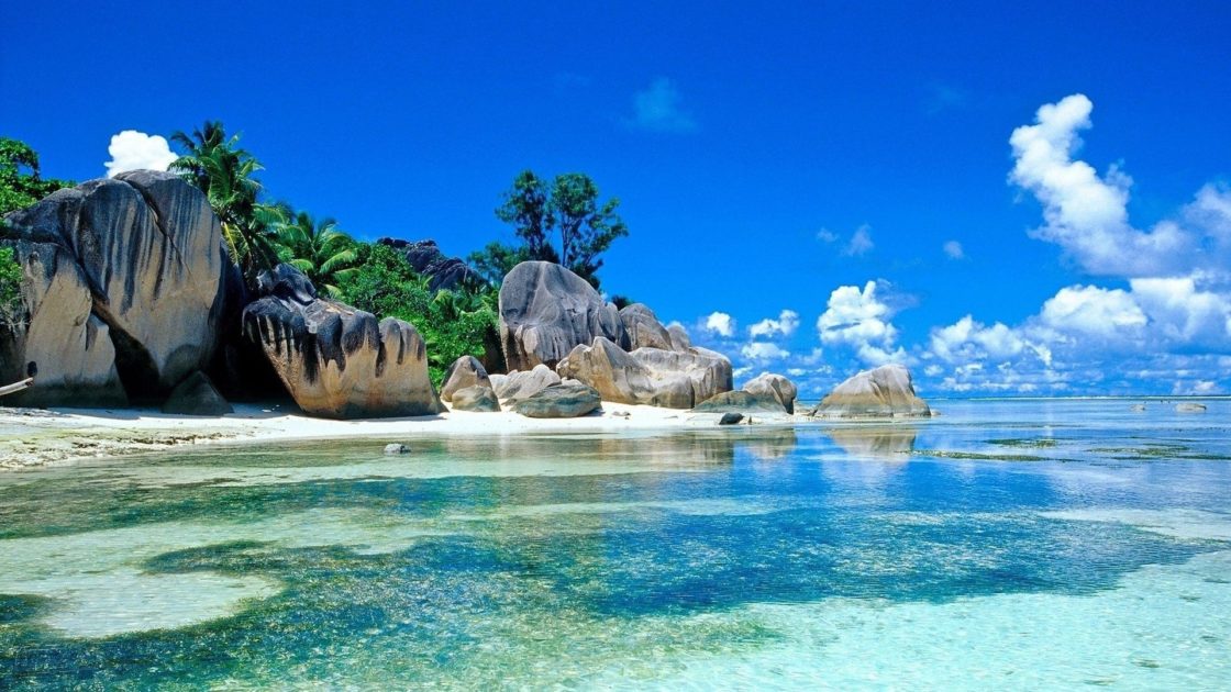 wallpaper et fond d'écran Seychelles Island nature paysage été plage beach paradis mer sea vacances soleil sun voyage travel tourist tourisme pays