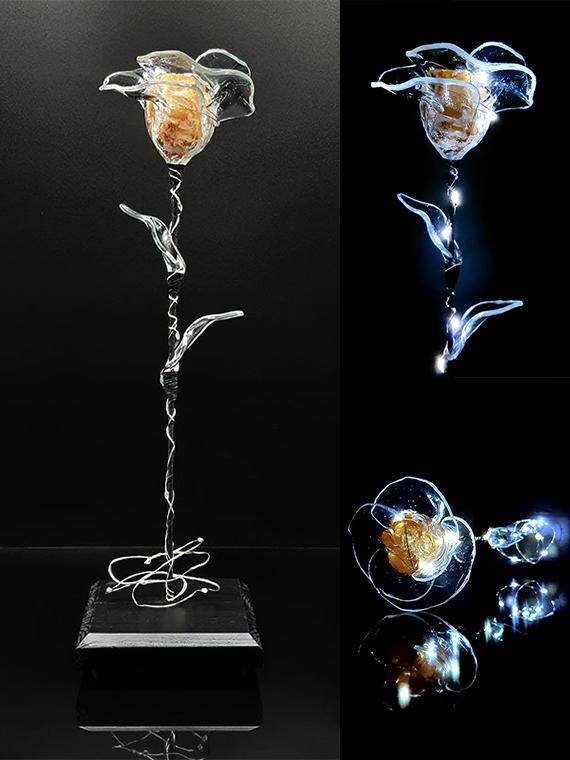 photo image hommage coup de coeur artiste artist art rose éternelle RosAbstrait sculpture création oeuvre fleur talent artisanale beau