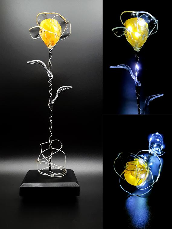 photo image hommage coup de coeur artiste artist art rose éternelle RosAbstrait sculpture création oeuvre fleur talent artisanale beau