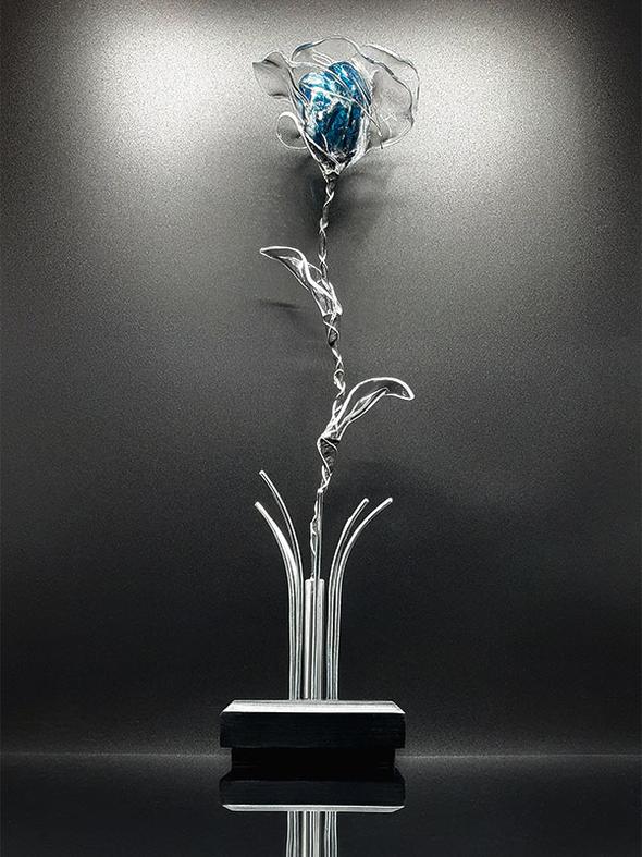 photo image hommage coup de coeur artiste artist art rose éternelle RosAbstrait sculpture création oeuvre fleur talent artisanale beau