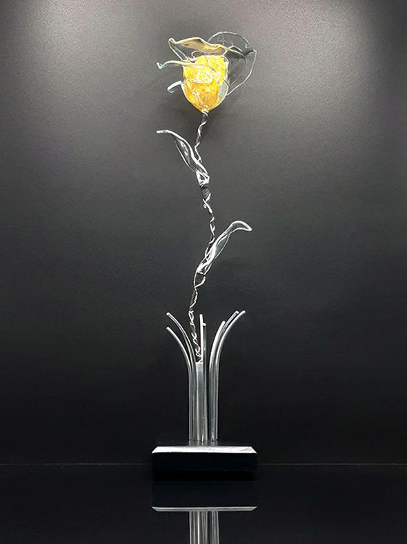 photo image hommage coup de coeur artiste artist art rose éternelle RosAbstrait sculpture création oeuvre fleur talent artisanale beau