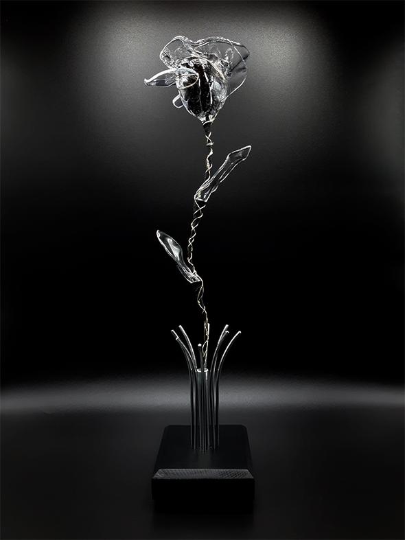 photo image hommage coup de coeur artiste artist art rose éternelle RosAbstrait sculpture création oeuvre fleur talent artisanale beau