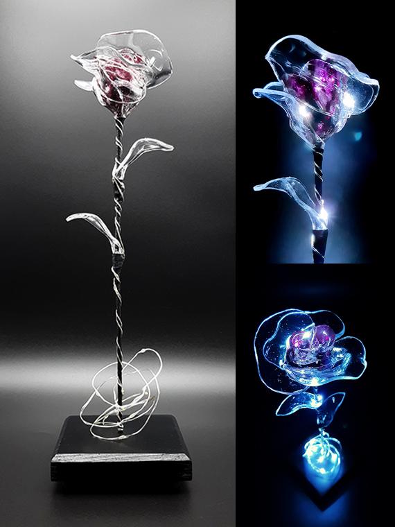 photo image hommage coup de coeur artiste artist art rose éternelle RosAbstrait sculpture création oeuvre fleur talent artisanale beau