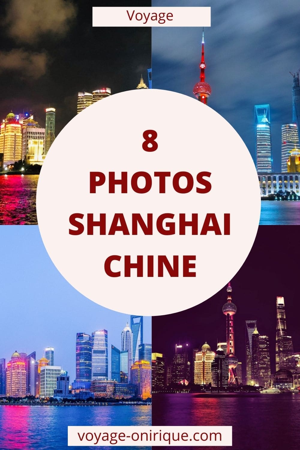 8 photos Shanghai - Chine image picture paysage China pays ville city voyage travel tourisme