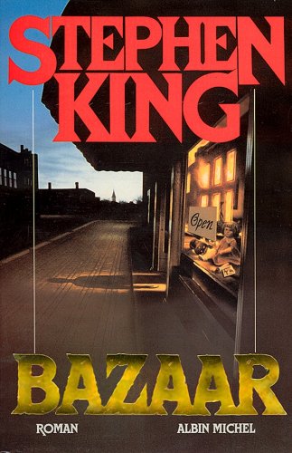 image couverture livre thriller Stephen King lecture littérature auteur book Bazaar
