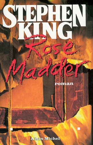 image couverture livre thriller Stephen King lecture littérature auteur book Rose Madder