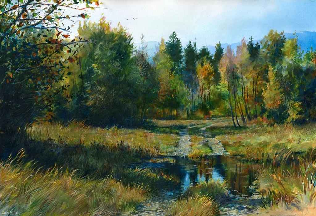image artiste homme femme art artist peinture peintre painting portrait paysage talent pinceau aquarelle toile tableau oeuvre Stan Miller