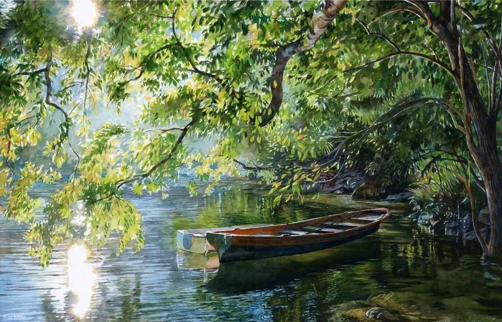 image artiste homme femme art artist peinture peintre painting portrait paysage talent pinceau aquarelle toile tableau oeuvre Stan Miller