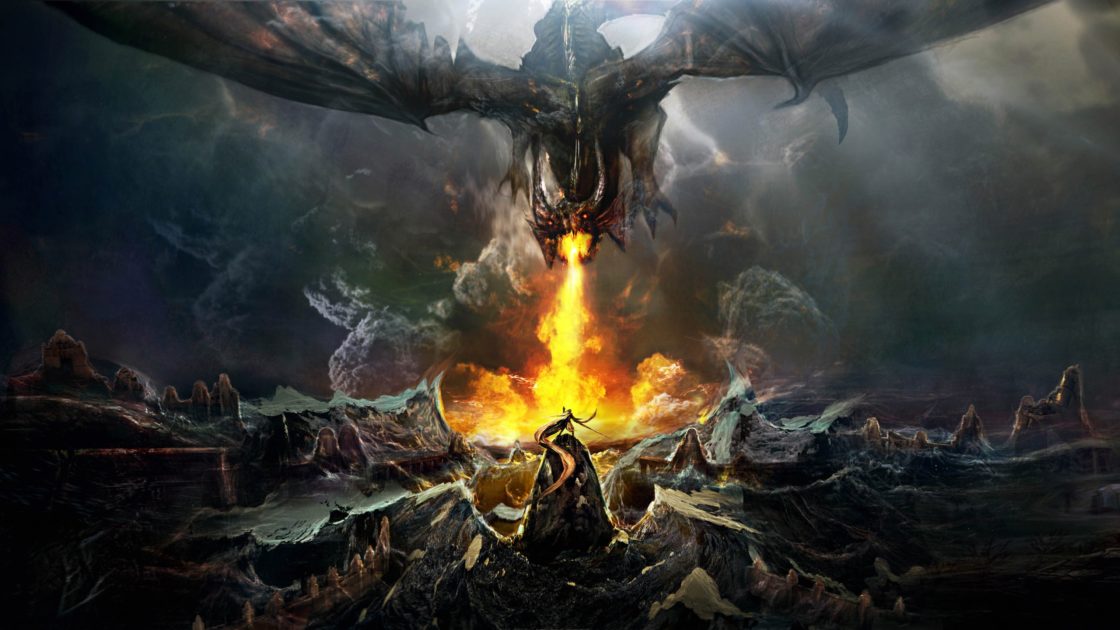 wallpaper et fond d'écran dragon feu fire fantasy fantaisie fantastique créature image photo photographie photography