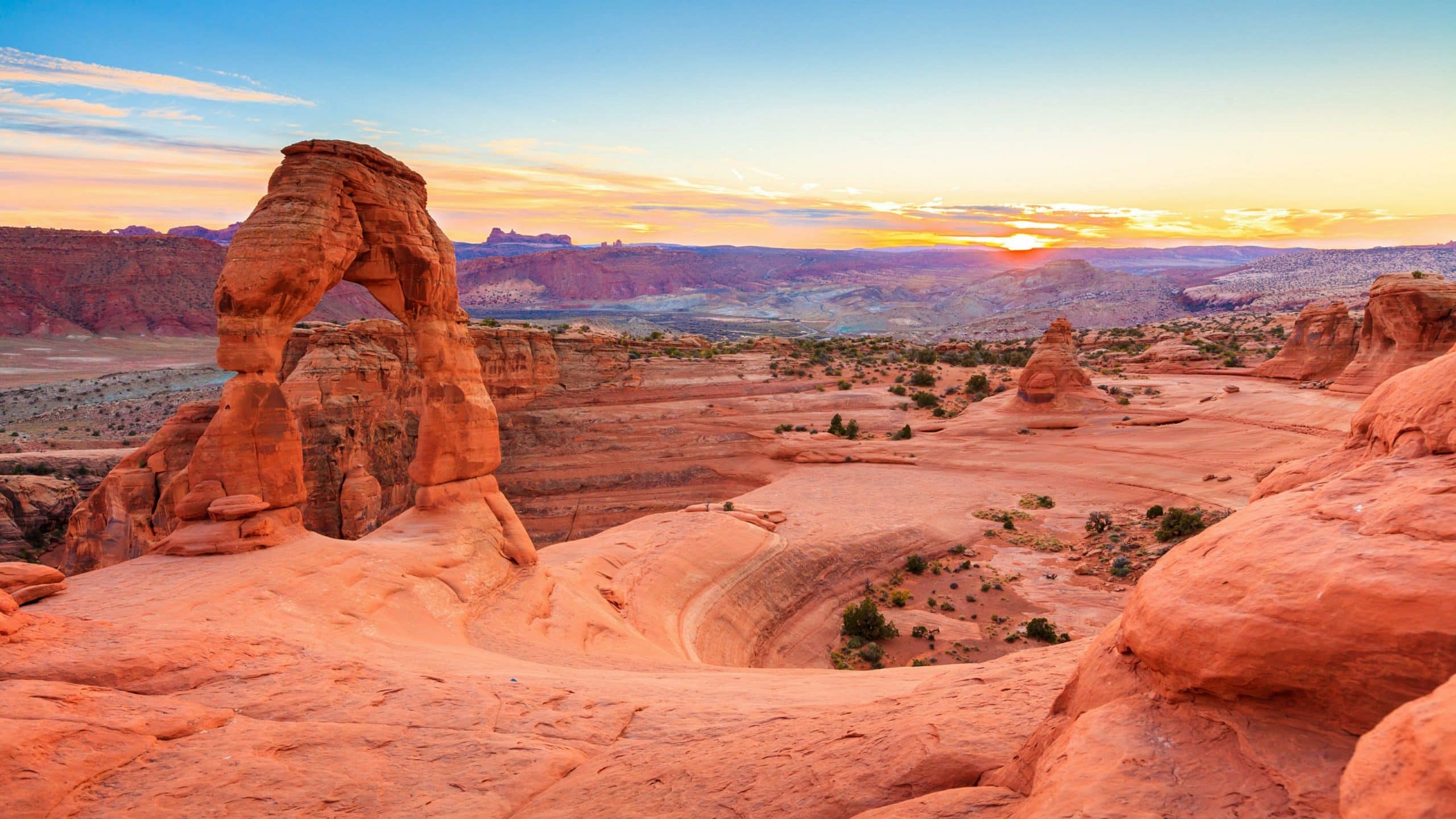 wallpaper et fond d'écran nature paysage Arches Utah Amérique America Parc voyage travel tourisme tourist photo photographie photography