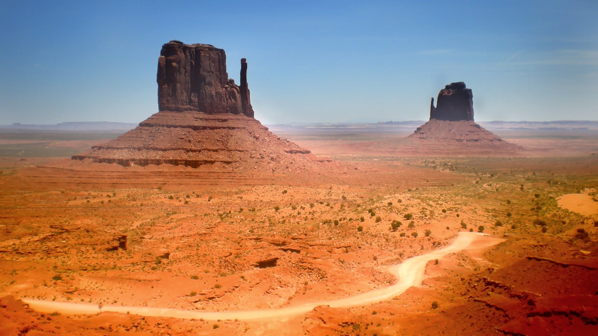 wallpaper et fond d'écran Monument Valley Arizona Amérique désert America Etats Unis monument nature paysage pays voyage travel tourisme tourist photo photographie