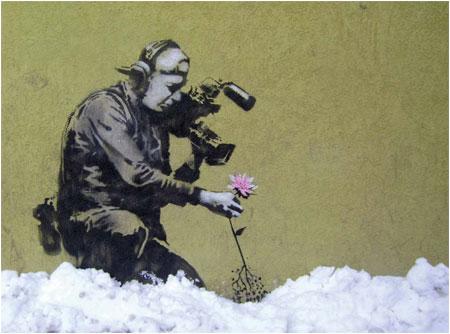 image artiste picture art artist street art Banksy graffiti rue mur illustration illustrateur création oeuvre oeuvre d'art art urbain célébrité homme man