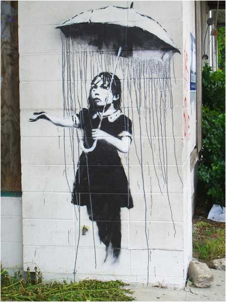 image artiste picture art artist street art Banksy graffiti rue mur illustration illustrateur création oeuvre oeuvre d'art art urbain célébrité homme man