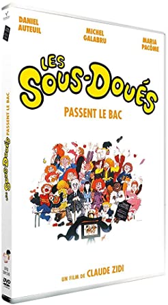 image pochette affiche film cinéma movie acteur comédie française drôle comique DVD Blu-ray filmographie cinématographique Les sous-doués passent le bac