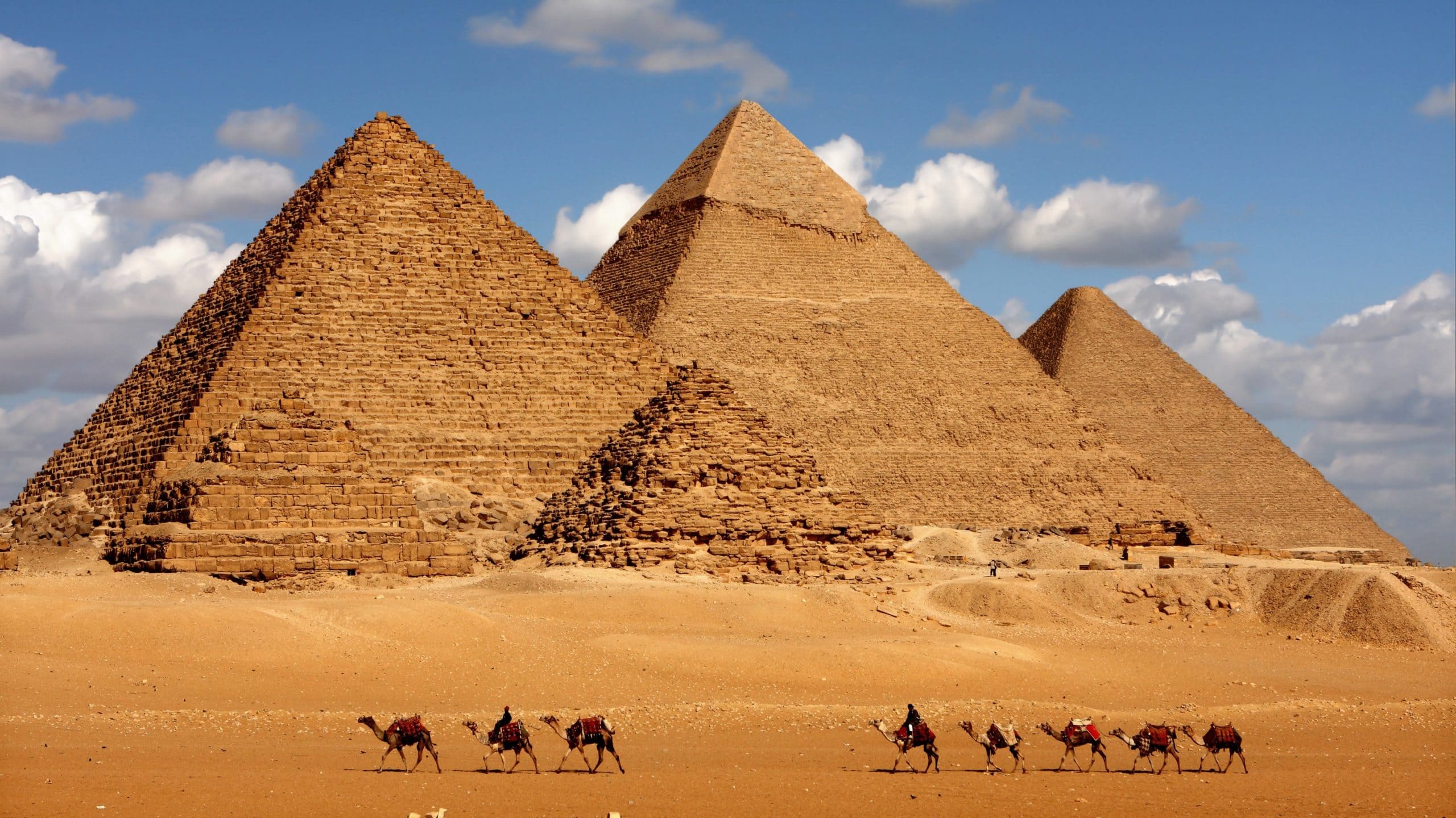 wallpaper et fond d'écran Pyramide de Gizeh monument Egypte pays nature paysage voyage travel tourisme tourist pyramid photo photographie photography