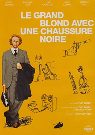 image pochette affiche film cinéma movie acteur comédie française drôle comique DVD Blu-ray filmographie cinématographique Le grand blond avec une chaussure noire