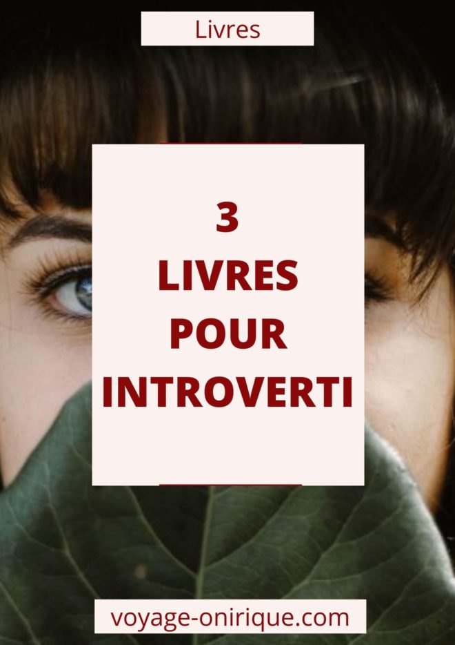 3 Livres - Introverti livre lecture littérature développement personnel introverti tempérament