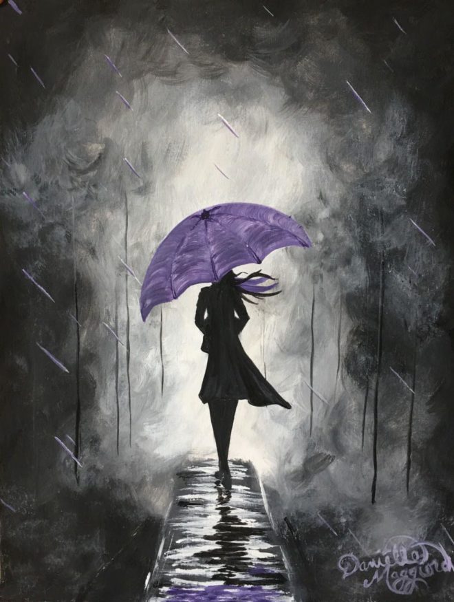 wallpaper et fond d'écran femme woman fantaisie fantasy parapluie fantastique paysage noir et blanc black and white image picture photo photographie Art painting peinture