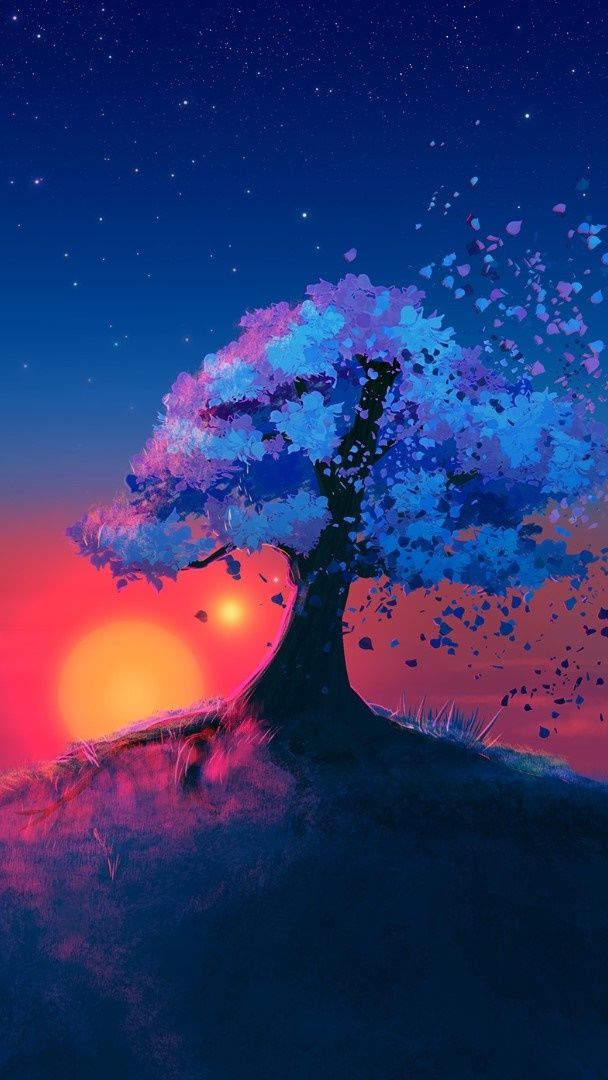 wallpaper et fond d'écran paysage fantaisie fantasy nature fantastique arbre tree magique image picture couleurs photo photographie photography