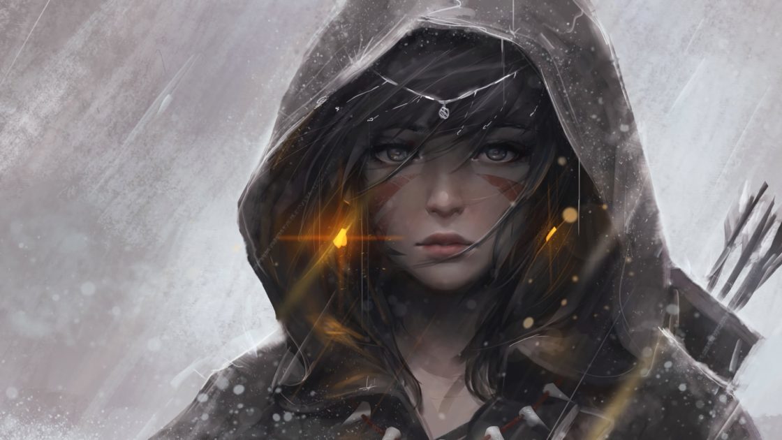 wallpaper et fond d'écran fantasy warrior guerrière girl fantaisie femme woman fantastique image picture animé portrait photo photographie
