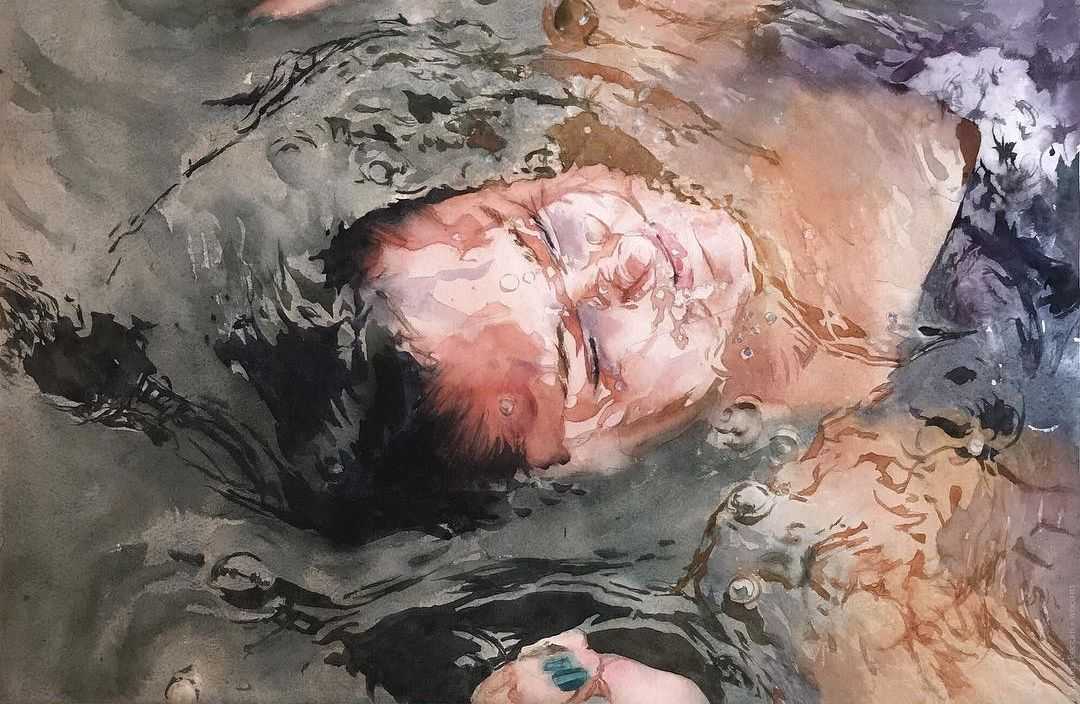 image picture artwork art artiste artist femme woman painting peintre peinture illustration illustrateur toile tableau aquarelle huile magnifique création oeuvre d'art oeuvre Marcos Beccari