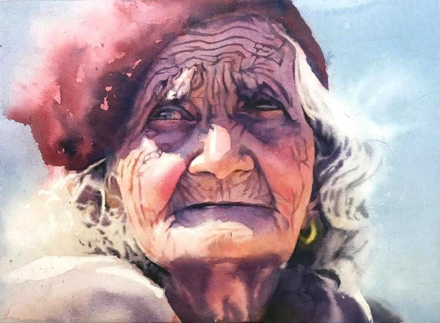 image picture art artiste artist femme woman painting peintre peinture illustration illustrateur toile tableau aquarelle huile magnifique création oeuvre d'art oeuvre Marcos Beccari