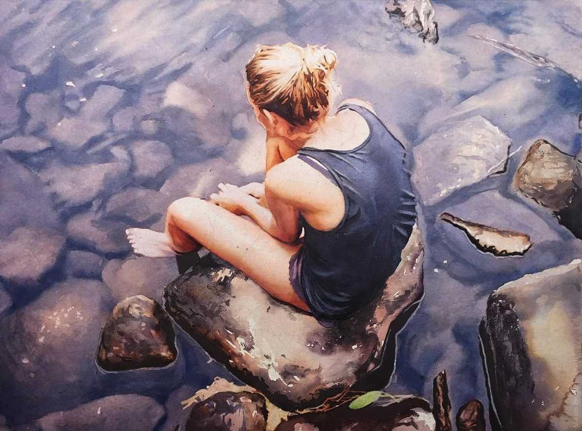 image picture artwork art artiste artist femme woman painting peintre peinture illustration illustrateur toile tableau aquarelle huile magnifique création oeuvre d'art oeuvre Marcos Beccari