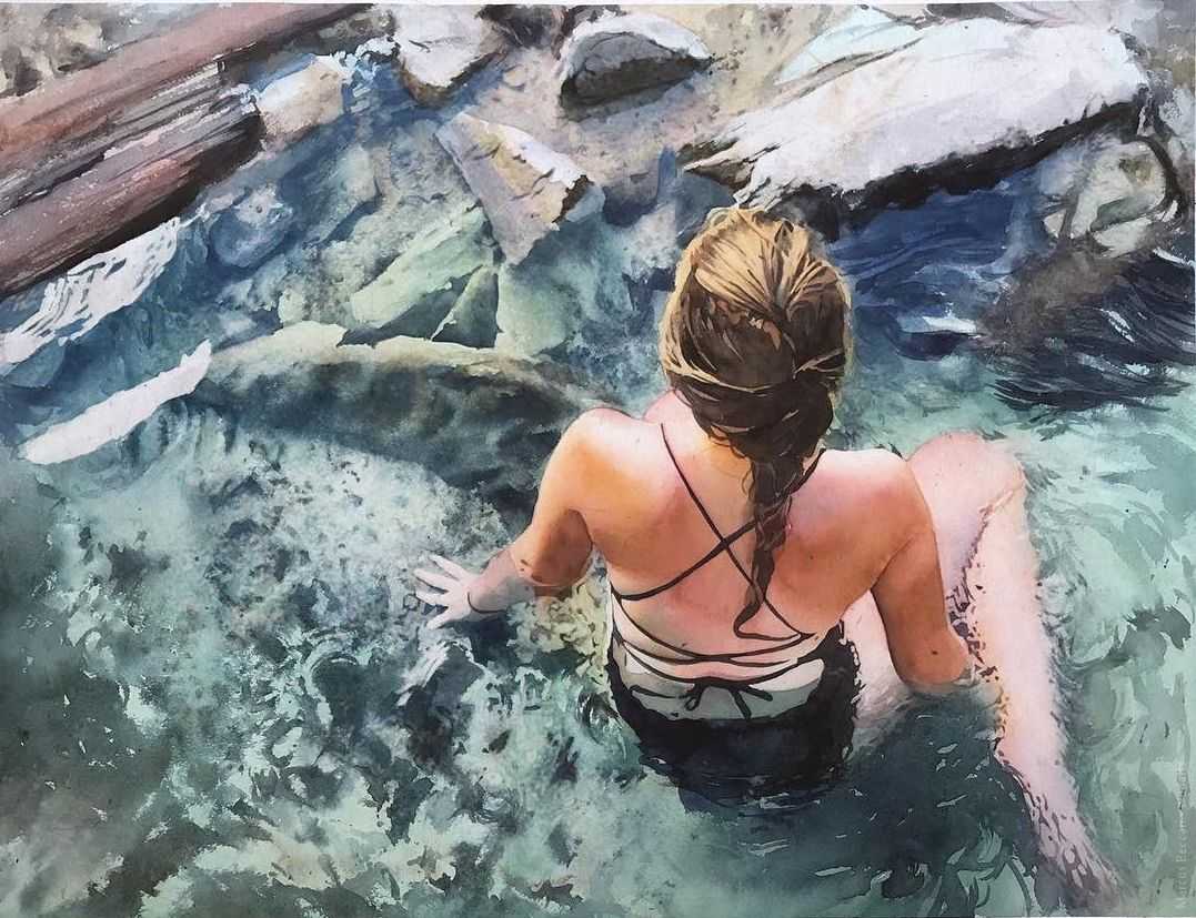 image picture artwork art artiste artist femme woman painting peintre peinture illustration illustrateur toile tableau aquarelle huile magnifique création oeuvre d'art oeuvre Marcos Beccari