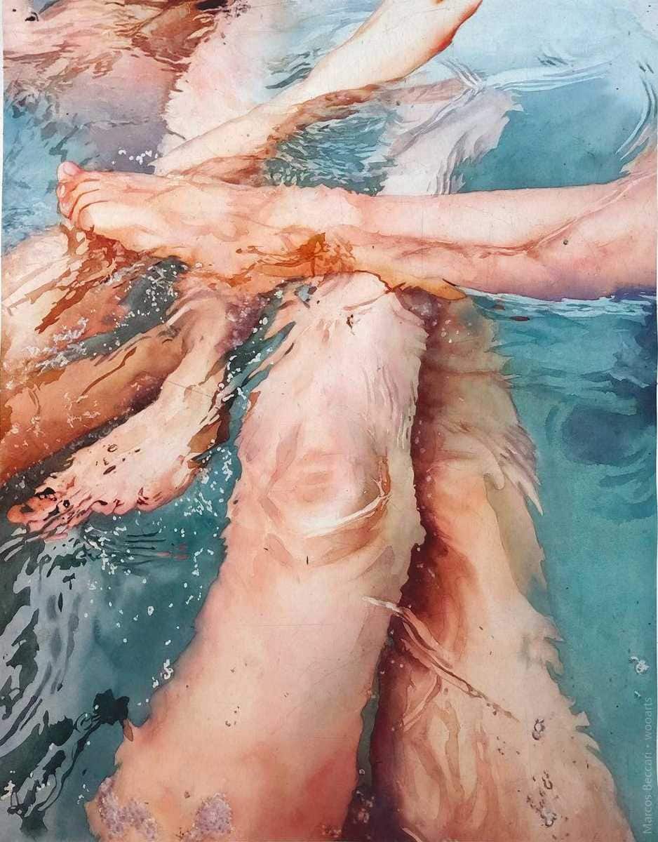image picture artwork art artiste artist femme woman painting peintre peinture illustration illustrateur toile tableau aquarelle huile magnifique création oeuvre d'art oeuvre Marcos Beccari