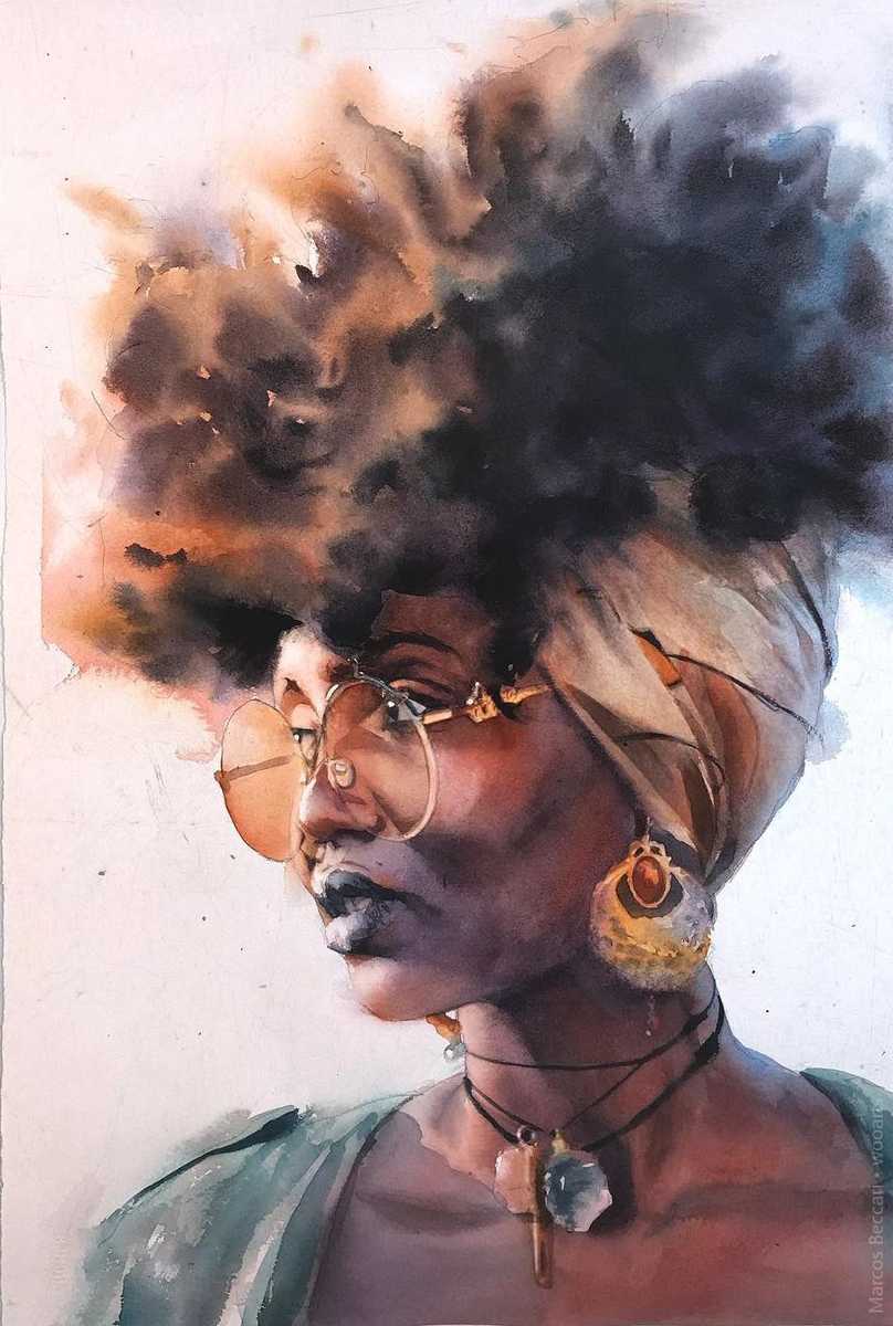 image picture artwork art artiste artist femme woman painting peintre peinture illustration illustrateur toile tableau aquarelle huile magnifique création oeuvre d'art oeuvre Marcos Beccari