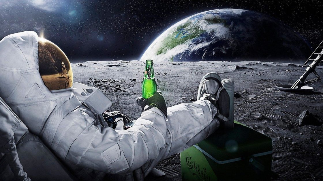 wallpaper et fond d'écran Astronaute lune moon espace univers universe planète homme man astronomie photo photographie photography