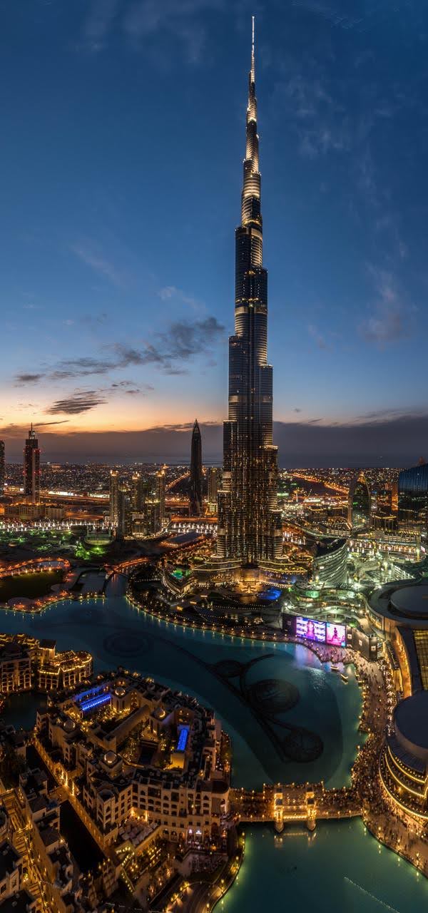 wallpaper et fond d'écran Burj Khalifa Dubaï ville city pays Emirats arabe unis paysage building voyage travel tourisme tourist photo photographie