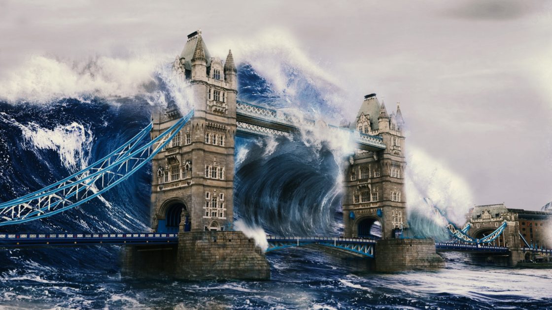 wallpaper et fond d'écran Tower Bridge fantasy fantaisie art graphique graphic monument London Londres Angleterre fantastique image picture photo photographie