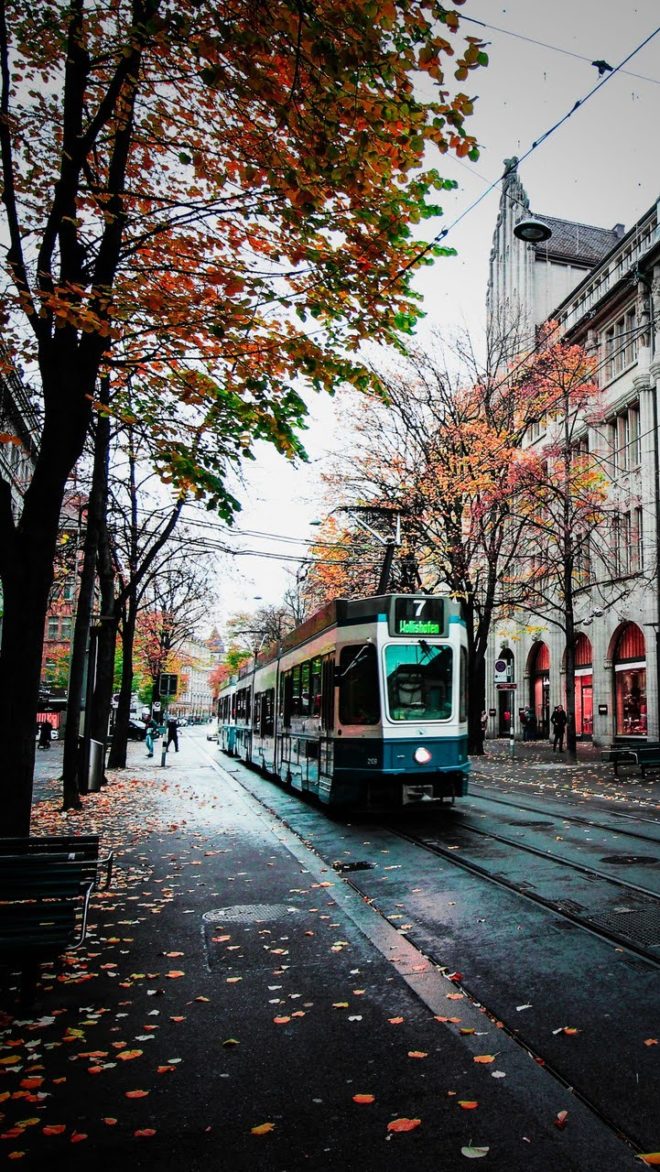 wallpaper et fond d'écran Tramway Tram véhicule transport train de ville paysage ville city photo photographie photography