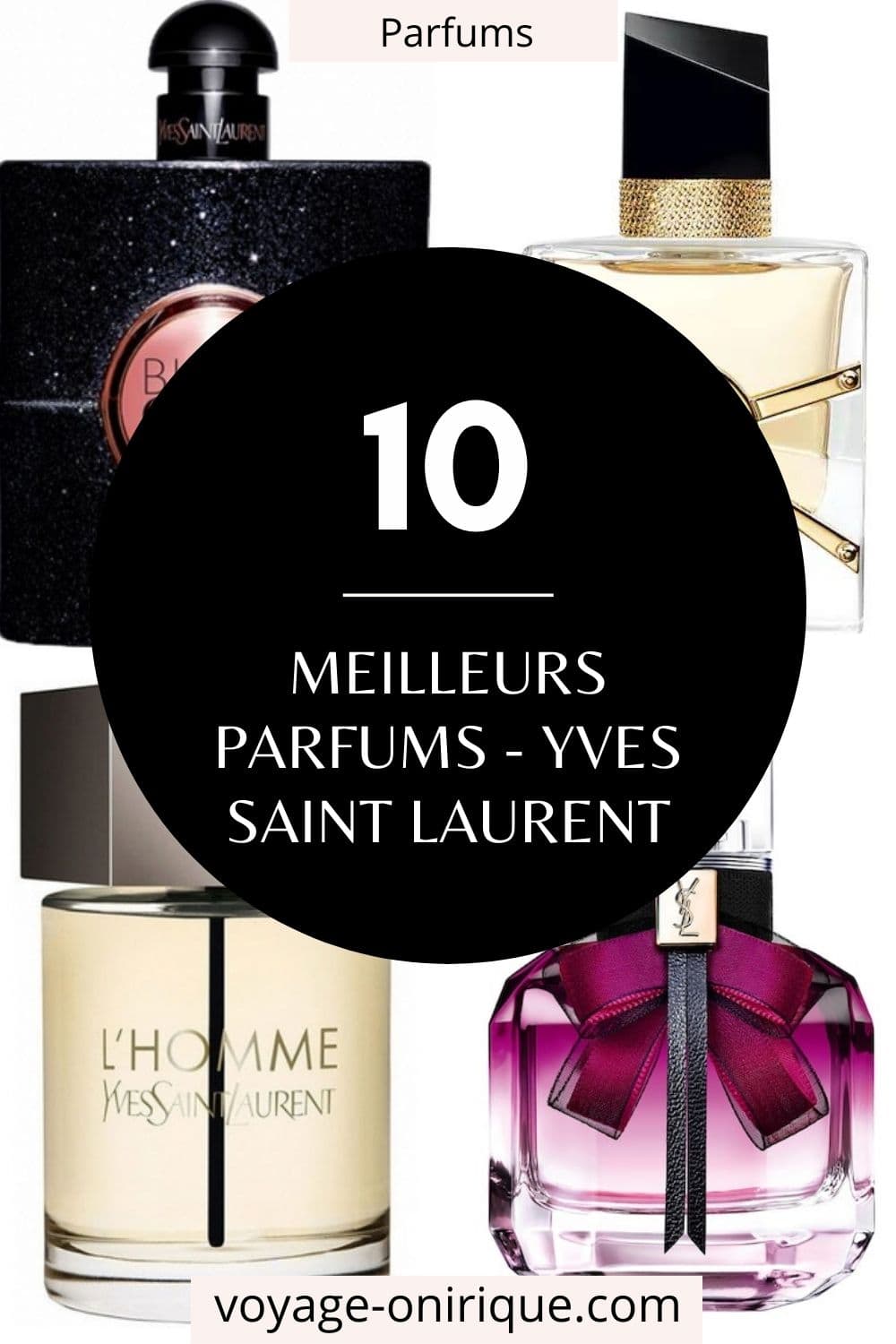 Les 10 Meilleurs Parfums - Homme & Femme d' Yves Saint Laurent