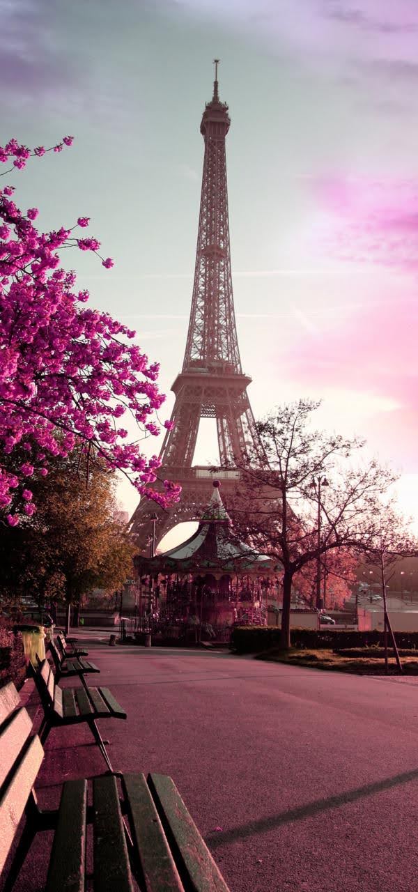 wallpaper et fond d'écran Paris Tour Eiffel Parisienne romantique femme woman paysage France ville city magnifique vue voyage travel tourisme tourist photo photographie photography