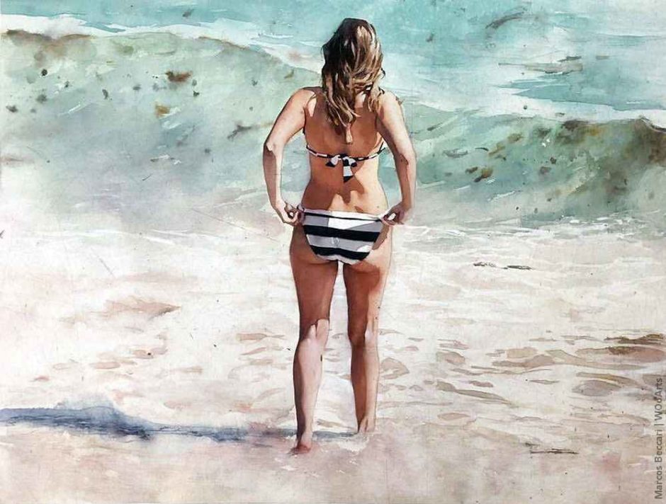 image picture artwork art artiste artist femme woman painting peintre peinture illustration illustrateur toile tableau aquarelle huile magnifique création oeuvre d'art oeuvre Marcos Beccari